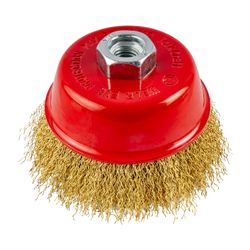 Wire Cup Brush Crimped 100mmxm14 Bulk